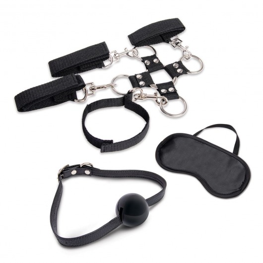 Набор для фиксации из 7 предметов Hogtie   Ball Gag Kit - Lux Fetish - купить с доставкой в Нижнекамске