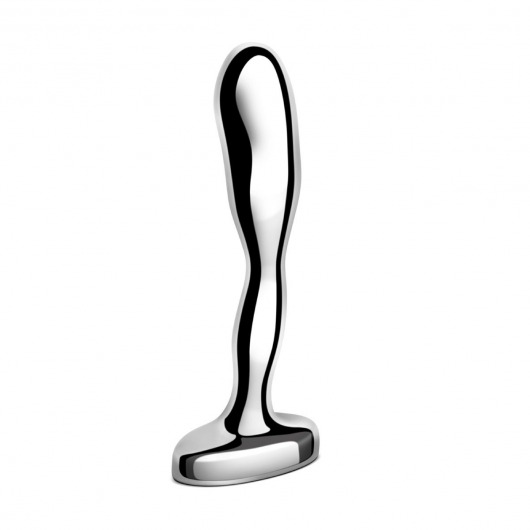 Стальной стимулятор простаты Stainless Steel Prostate Plug - 11,5 см. - b-Vibe - в Нижнекамске купить с доставкой