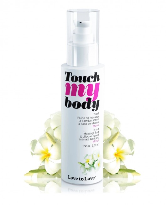 Силиконовый лубрикант 2-в-1 Touch My Body с ароматом моной - 100 мл. - Love to Love - купить с доставкой в Нижнекамске