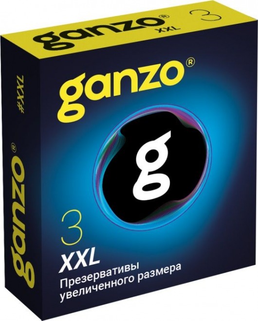 Презервативы увеличенного размера Ganzo XXL - 3 шт. - Ganzo - купить с доставкой в Нижнекамске