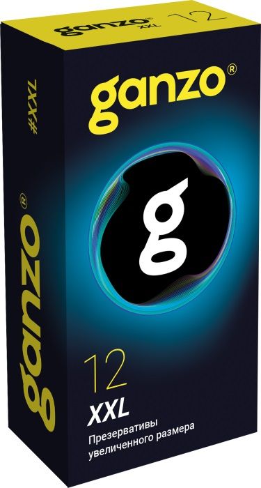 Презервативы увеличенного размера Ganzo XXL - 12 шт. - Ganzo - купить с доставкой в Нижнекамске