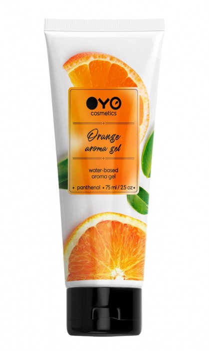 Лубрикант на водной основе OYO Aroma Gel Orange с ароматом апельсина - 75 мл. - OYO - купить с доставкой в Нижнекамске