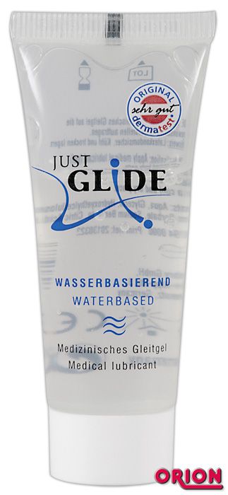 Вагинальная смазка на водной основе JUSTGLIDE - 20 мл. - Orion - купить с доставкой в Нижнекамске
