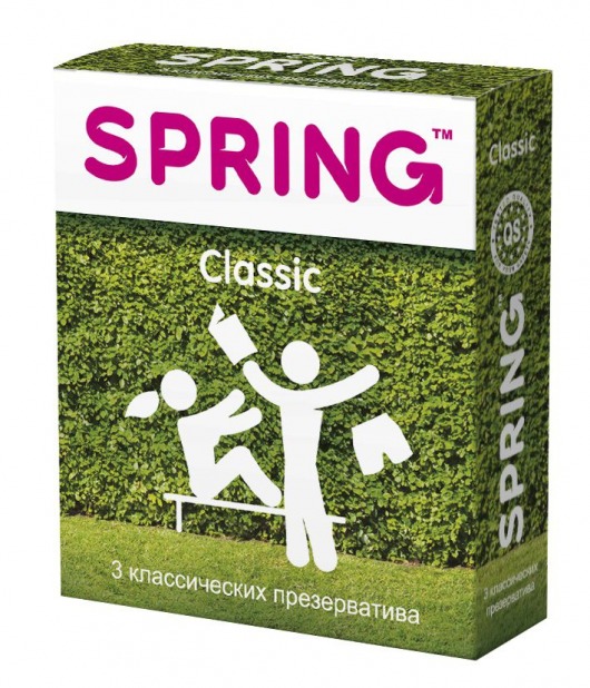 Классические презервативы SPRING CLASSIC - 3 шт. - SPRING - купить с доставкой в Нижнекамске