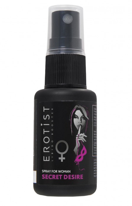 Возбуждающий спрей для женщин Erotist Secret Desire - 30 мл. - Erotist Libido Booster - купить с доставкой в Нижнекамске