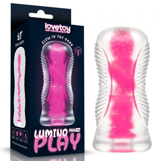 Светящийся в темноте мастурбатор 6.0 Lumino Play Masturbator - Lovetoy - в Нижнекамске купить с доставкой