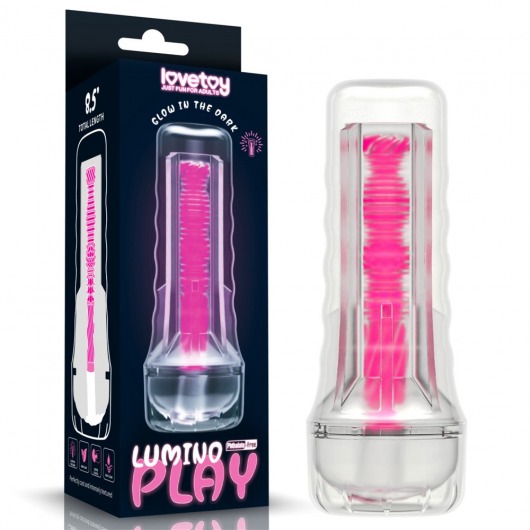Светящийся в темноте мастурбатор 8.5 Lumino Play Masturbator - Lovetoy - в Нижнекамске купить с доставкой