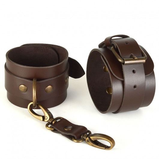 Коричневые наручники IDEAL - Sitabella - купить с доставкой в Нижнекамске