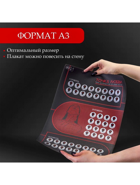 Плакат для двоих  Точка любви  со скретч-слоем - Сима-Ленд - купить с доставкой в Нижнекамске