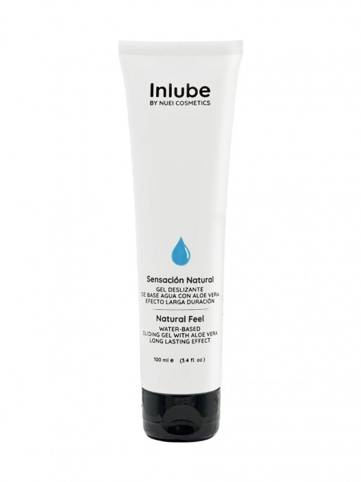 Интимный лубрикант с алоэ вера Inlube Natural Feel - 100 мл. - Nuei cosmetics - купить с доставкой в Нижнекамске