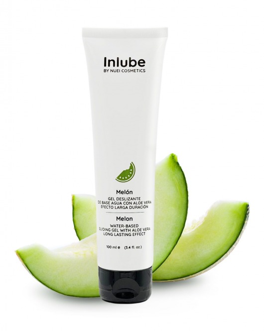 Лубрикант на водной основе Nuei Inlube с алоэ вера и ароматом дыни - 100 мл. - Nuei cosmetics - купить с доставкой в Нижнекамске