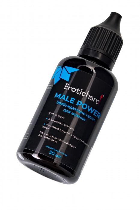 Капли для мужчин Erotichard Male Power - 50 мл. - Erotic Hard - купить с доставкой в Нижнекамске