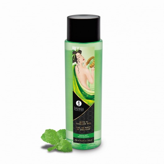 Гель для душа Sensual Mint с ароматом мяты - 370 мл. -  - Магазин феромонов в Нижнекамске