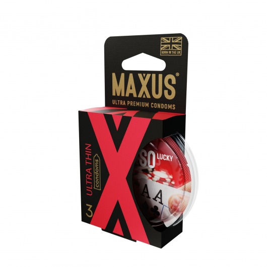 Ультратонкие презервативы MAXUS AIR Ultra Thin - 3 шт. - Maxus - купить с доставкой в Нижнекамске