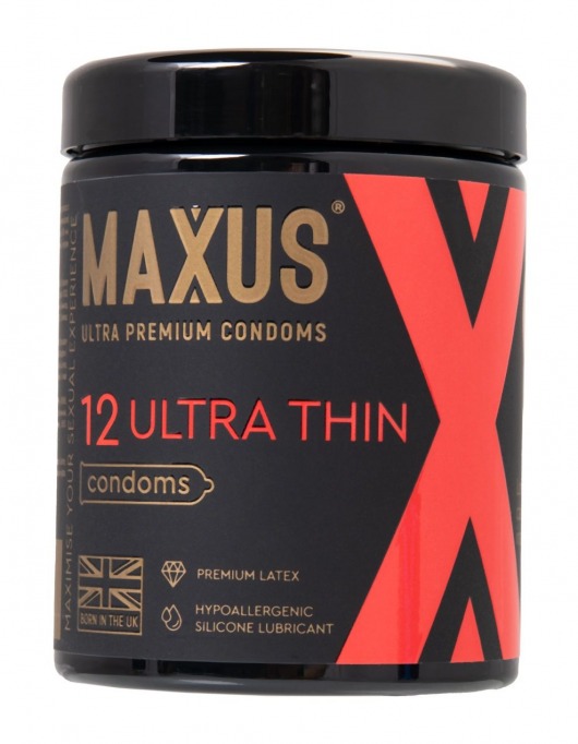 Ультратонкие презервативы MAXUS Ultra Thin - 12 шт. - Maxus - купить с доставкой в Нижнекамске