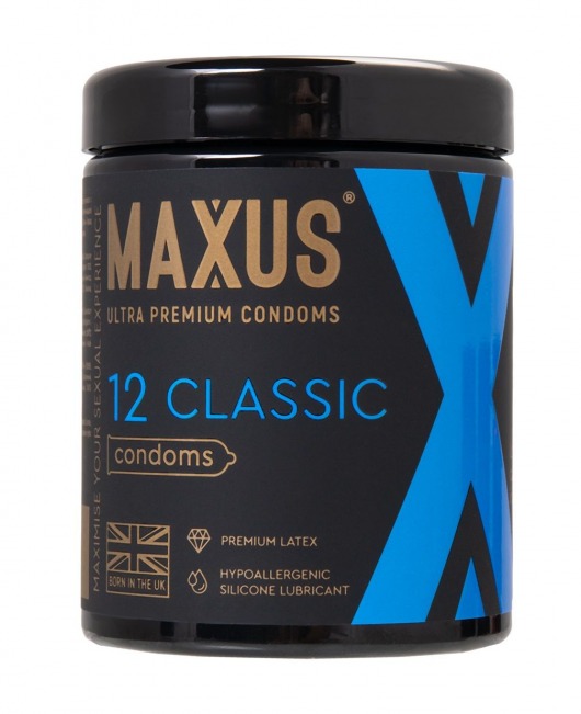 Классические презервативы MAXUS Classic - 12 шт. - Maxus - купить с доставкой в Нижнекамске