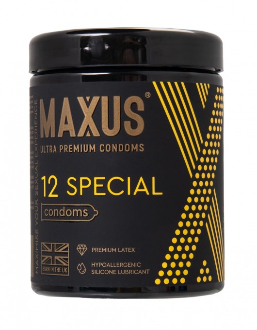 Презервативы с точками и рёбрами MAXUS Special - 12 шт. - Maxus - купить с доставкой в Нижнекамске