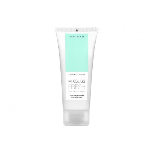 Лубрикант с охлаждающим эффектом Mixgliss Fresh Pepper Mint - 70 мл. - Strap-on-me - купить с доставкой в Нижнекамске