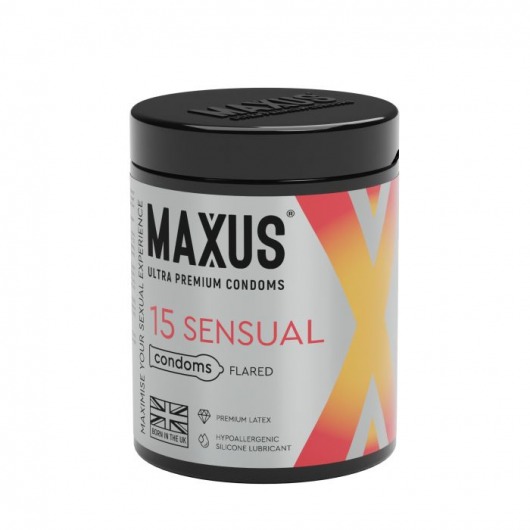 Анатомические презервативы MAXUS Sensual - 15 шт. - Maxus - купить с доставкой в Нижнекамске