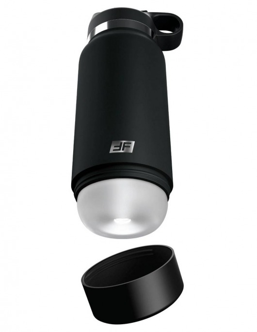 Черный мастурбатор в виде бутылки Fap Flask - Pipedream - в Нижнекамске купить с доставкой