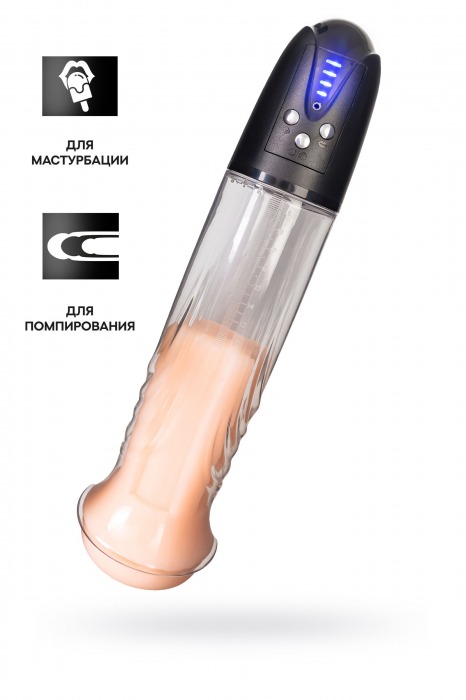 Автоматическая помпа для пениса Thorin - Sexus - в Нижнекамске купить с доставкой