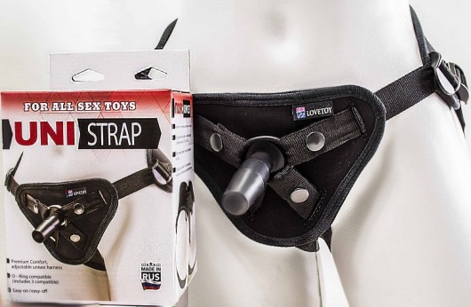 Универсальные трусики Harness UNI strap с корсетом - LOVETOY (А-Полимер) - купить с доставкой в Нижнекамске