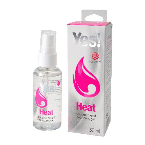 Возбуждающая силиконовая вагинальная смазка Yes Heat - 50 мл. - Sitabella - купить с доставкой в Нижнекамске
