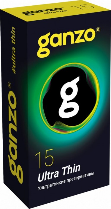 Прозрачные ультратонкие презервативы Ganzo Ultra thin - 15 шт. - Ganzo - купить с доставкой в Нижнекамске
