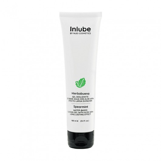 Водный лубрикант Nuei Inlube с алоэ вера и ароматом мяты - 100 мл. - Nuei cosmetics - купить с доставкой в Нижнекамске