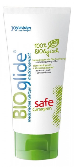 Гель-лубрикант на водной основе BIOglide safe Carrageen - 100 мл. - Joy Division - купить с доставкой в Нижнекамске
