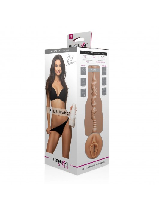 Мастурбатор-вагина Fleshlight Girls - Eliza Ibarra Ethereal - Fleshlight - в Нижнекамске купить с доставкой