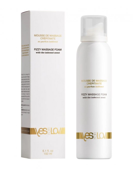 Массажная пена Fizzy Massage Foam - 150 мл. - YESforLOV - купить с доставкой в Нижнекамске