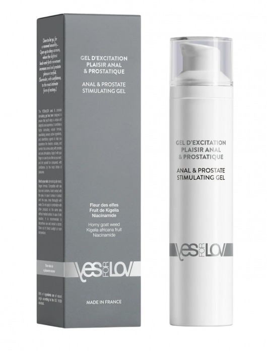 Стимулирующий анальный гель Anal   Prostate Stimulating Gel - 50 мл. - YESforLOV - купить с доставкой в Нижнекамске