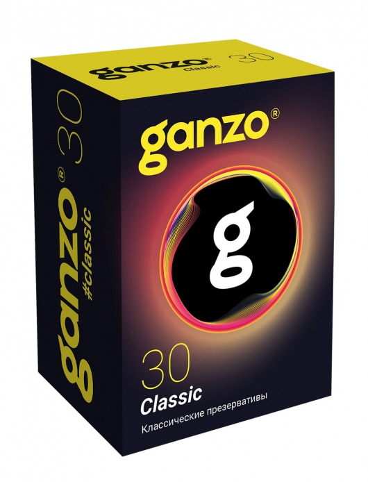 Классические презервативы с обильной смазкой Ganzo Classic - 30 шт. - Ganzo - купить с доставкой в Нижнекамске