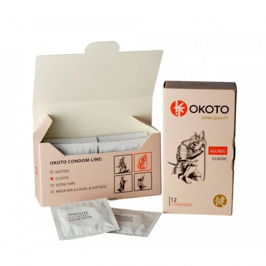 Презервативы OKOTO Classic - 12 шт. - Sitabella - купить с доставкой в Нижнекамске
