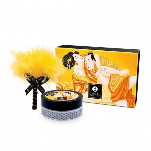 Массажная пудра с ароматом манго Luscious Mango - Shunga - купить с доставкой в Нижнекамске
