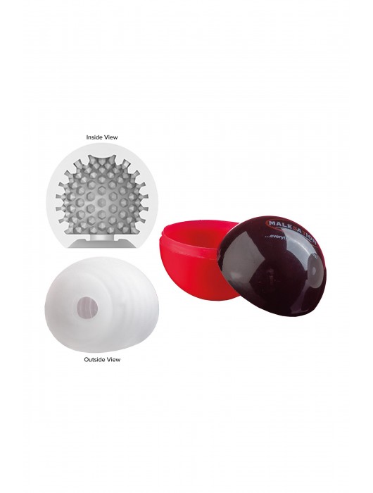 Белый мастурбатор-шар Lucky Ball Type 2 - MALESATION - в Нижнекамске купить с доставкой