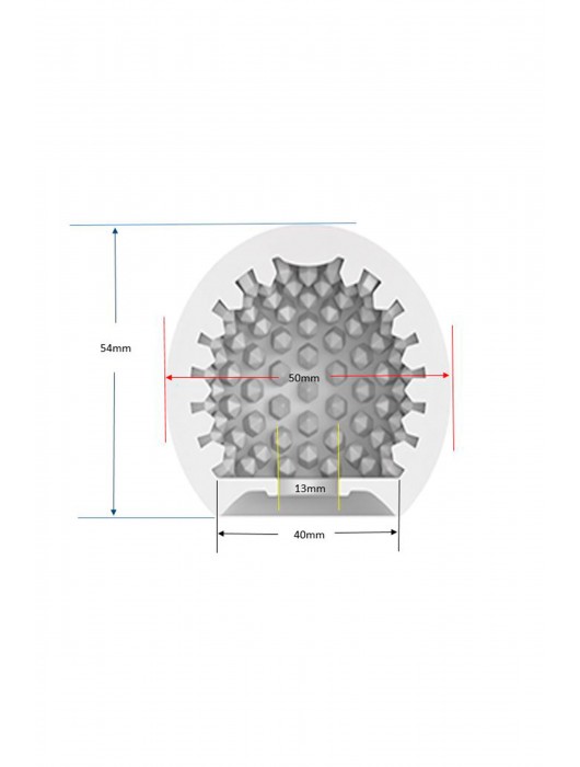 Белый мастурбатор-шар Lucky Ball Type 2 - MALESATION - в Нижнекамске купить с доставкой