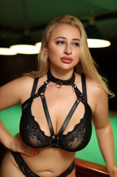 Черная кожаная сбруя с ошейником plus size из нежной кожи - БДСМ Арсенал - купить с доставкой в Нижнекамске