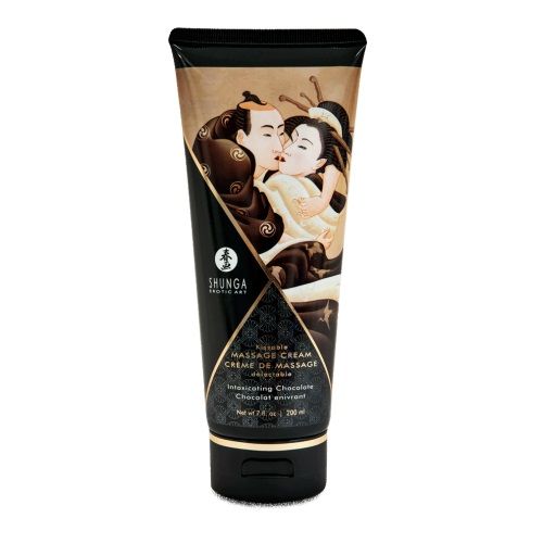 Массажный крем для тела с ароматом шоколада Intoxicating Chocolate - 200 мл. - Shunga - купить с доставкой в Нижнекамске