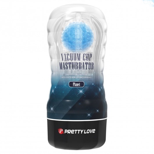 Прозрачный текстурированный мастурбатор Vacuum Cup Masturbator Planet - Baile - в Нижнекамске купить с доставкой