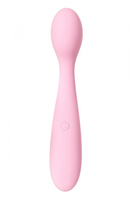 Нежно-розовый клиторальный вибратор Keri Pale Pink - 17 см. - Svakom