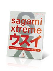 Ультратонкий презерватив Sagami Xtreme SUPERTHIN - 1 шт. - Sagami - купить с доставкой в Нижнекамске