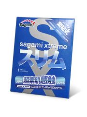 Презерватив Sagami Xtreme FEEL FIT 3D - 1 шт. - Sagami - купить с доставкой в Нижнекамске