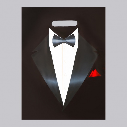 Пакет «Смокинг» полиэтиленовый с вырубной ручкой (30х40 см) - UPAK LAND - купить с доставкой в Нижнекамске