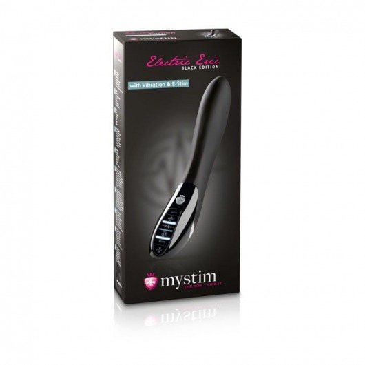 Черный вибратор с миостимуляцией Mystim Electric Eric Black Edition - 27 см. - MyStim - купить с доставкой в Нижнекамске