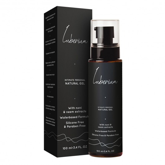 Интимный гель на водной основе с экстрактами нони и нима Luberium Natural Gel - 100 мл. - Luberium - купить с доставкой в Нижнекамске