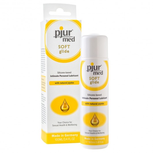 Силиконовый лубрикант с жожоба pjur MED Soft glide - 100 мл. - Pjur - купить с доставкой в Нижнекамске