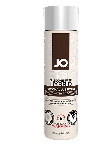Водно-масляный лубрикант с разогревающим эффектом Hybrid Lubricant WARMING - 120 мл. - System JO - купить с доставкой в Нижнекамске