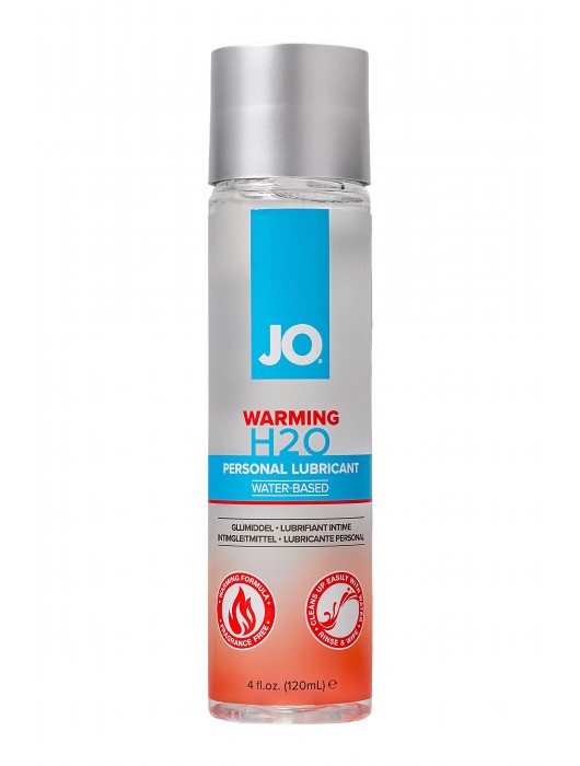 Возбуждающий лубрикант на водной основе JO Personal Lubricant H2O Warming - 120 мл. - System JO - купить с доставкой в Нижнекамске